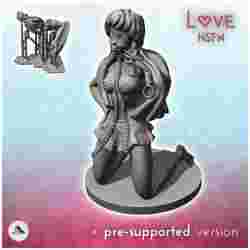 Girl with handcuffs - Figures miniatures erotica sexy xx